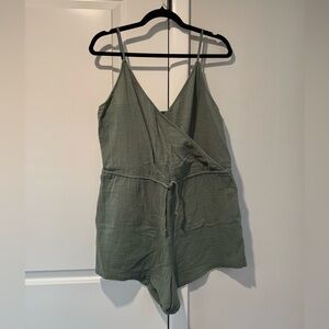 Gilly Hicks Olive Green Romper